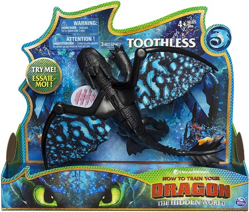 Фигурка Дракон Беззубик со звуковыми и световыми эффектами Dreamworks Dragons Toothless Dragon
