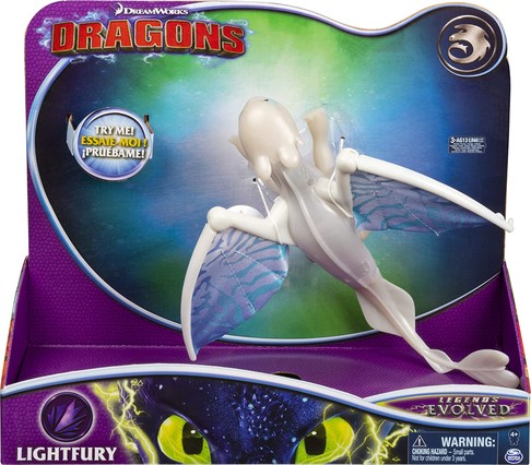 Дракон Дневная Фурия со светом и звуком Dreamworks Dragons изображение 