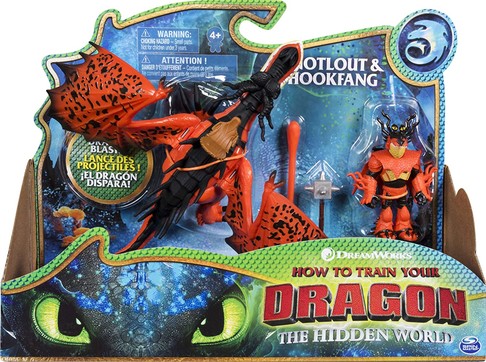 Набор Дракон Кривоклык и всадник Сморкала DreamWorks Dragons Dragons Hookfang and Snotlout
