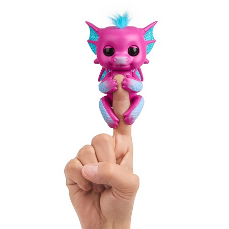 Интерактивный ручной дракон Сенди розовый Фингерлинг Fingerlings Glitter Dragon - Sandy  3583