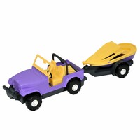 Авто-джип з човном (фіолетовий) Tigres 39902