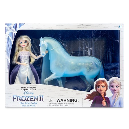 Набор фигурок Эльзы и Айс Нокк Холодное сердце 2 Disney Elsa and Ice Nokk Frozen 2 изображение 2