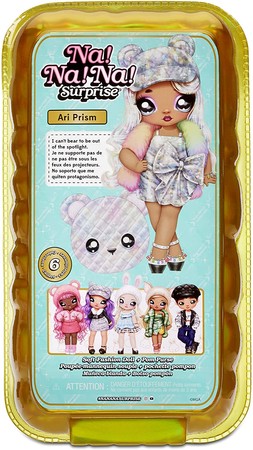 Игровой набор с мягкой куклой Ерай Призм На На На Na Na Na Surprise Glam Series Ari Prism изображение 3
