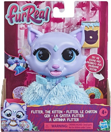 Интерактивная игрушка Фантазийное кормление Котенок FurReal Flitter The Kitten изображение 1