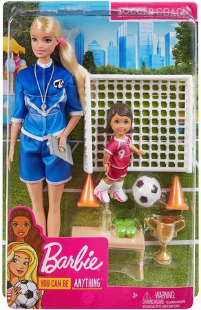 Игровой набор Барби Футбольный тренер Barbie Soccer Coach  GLM47 изображение 4