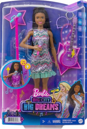 Игровой набор Барби Большой город Гитаристка брюнетка Barbie Big City изображение 4