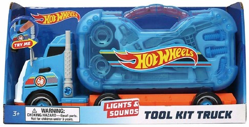 Грузовик Хот Вилс с набором инструментов Hot Wheels HW Kids Lights and Sounds Tool KIT фото 1
