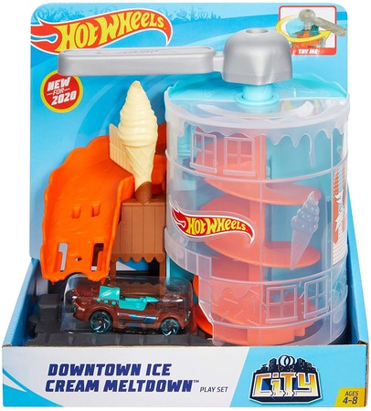Игровой набор Хот Вилс Центр Мороженого Hot Wheels Downtown Ice Cream изображение 3