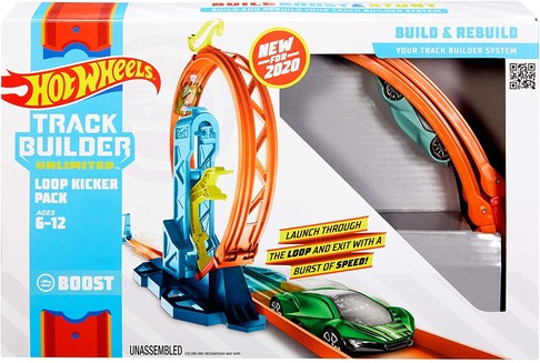 Трек Хот Вилс Грандиозная петля Hot Wheels Assorted Loop Kicker Pack изображение 3