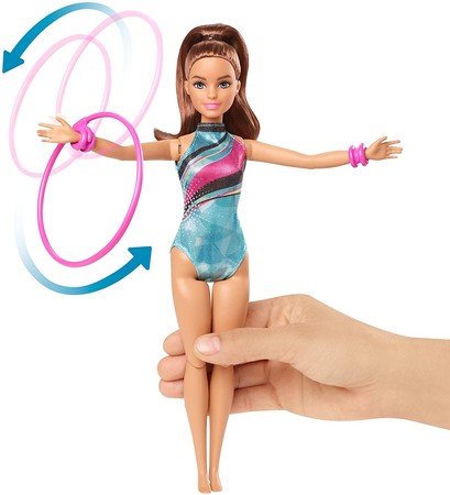 Игоровой набор Барби Тереза гимнастка Barbie Dreamhouse Adventures Teresa Spin 'n Twirl Gymnast Doll  GHK24 изображение 1