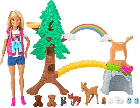Игровой набор Барби Центр спасения животных Barbie Wilderness Guide изображение 