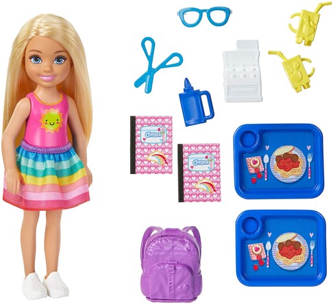 Игровой набор Барби Челси идет в школу Barbie Club Chelsea Doll and School Playset GHV80 изображение