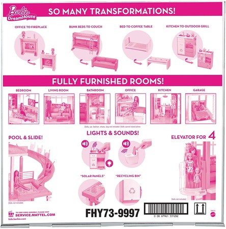 Игровой набор Барби Дом Мечты Barbie изображение 9
