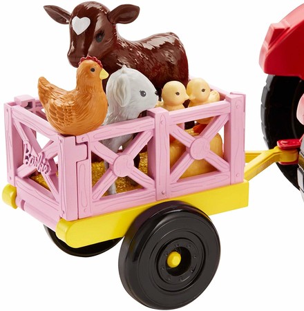 Игровой набор Барби Фермер на тракторе Barbie Tractor Playset FRM18 изображение 5