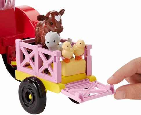 Игровой набор Барби Фермер на тракторе Barbie Tractor Playset FRM18 изображение 7