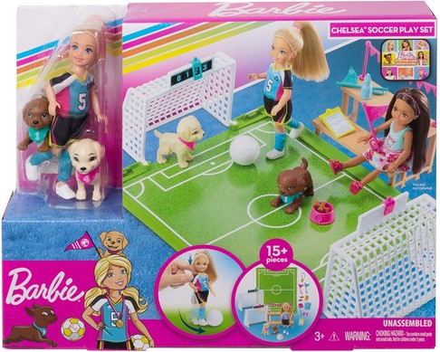 Игровой набор Барби Футбольная команда Челси Barbie Dreamhouse Adventures Chelsea Doll GHK37 изображение 2