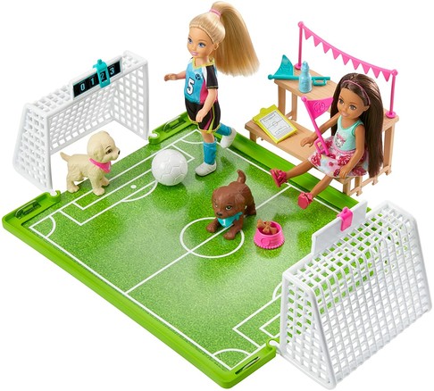 Игровой набор Барби Футбольная команда Челси Barbie Dreamhouse Adventures Chelsea Doll GHK37 изображение 4