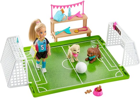 Игровой набор Барби Футбольная команда Челси Barbie Dreamhouse Adventures Chelsea Doll GHK37 изображение