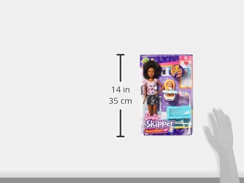 Игровой набор Барби Скиппер няня Кормление афроамериканка Barbie Skipper Babysitters Inc. Doll and Feeding Playset FHY99 изображение 3