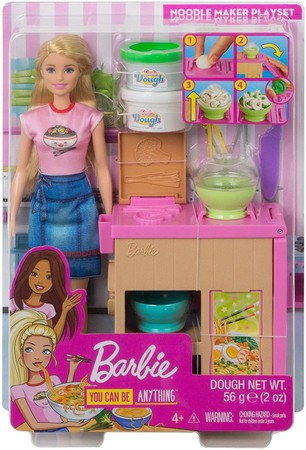 Игровой набор Барби Приготовление лапши Barbie Noodle Bar Playset with Blonde Doll 1