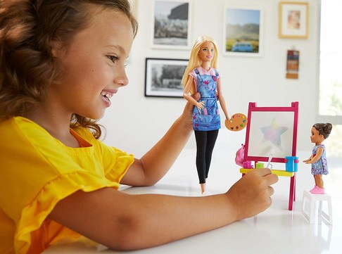 Игровой набор Браби Учитель искусства ​Barbie Art Teacher Playset GJM29 изображение 1