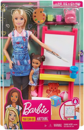 Игровой набор Браби Учитель искусства ​Barbie Art Teacher Playset GJM29 изображение 2