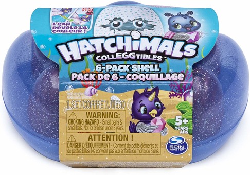 Игровой набор Хетчималс Морская ракушка (6 фигурок в яйцах меняющие цвет) Hatchimals Colleggtibles Mermal Magic 6 Pack 6046154 изображение 1