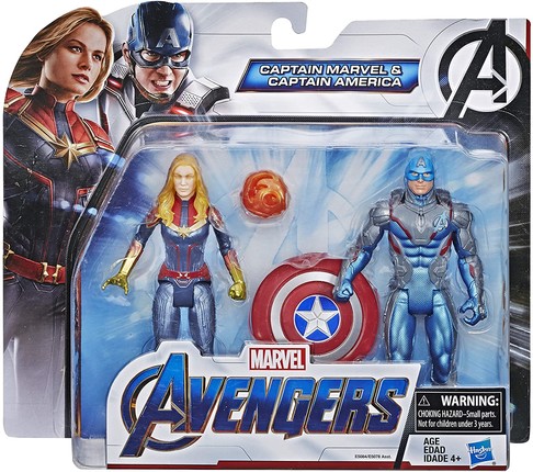 Игровой набор Капитан Марвел и Капитан Америка Avengers Marvel  изображение 1