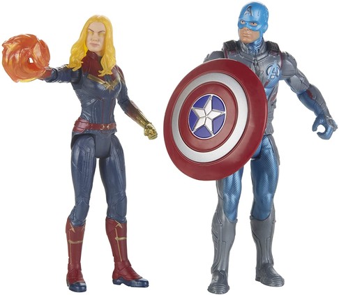 Игровой набор Капитан Марвел и Капитан Америка Avengers Marvel  изображение 2