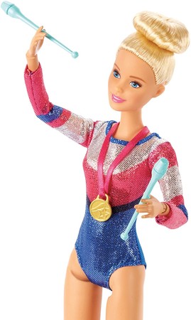 Игровой набор кукла Барби гимнастка Barbie Gymnastics Playset GJM72 изображение 10