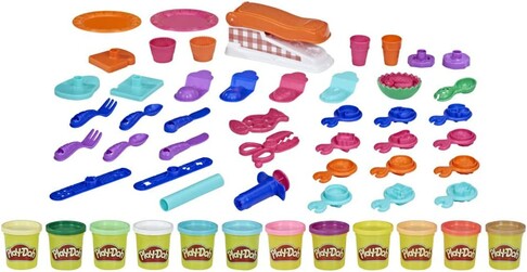 Игровой набор пластилина Большой набор повара Плей До Play-Doh Kitchen Creations Fun Factory Playset изображение 