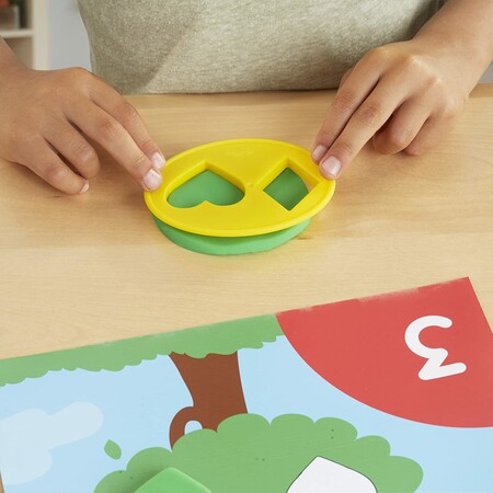 Игровой набор пластилина с трафаретами Плей До Play-Doh Create and Count Numbers Playset изображение 2