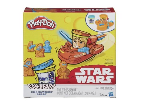 набор пластилина Luke Skywalker and R2-D2 Can-Heads Star Wars Плей До
