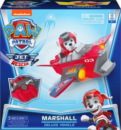 Игровой набор Щенячий Патруль Маршал на самолете-трансформере со светом и звуком Paw Patrol Jet to The Rescue Marshall’s Deluxe изображение 5