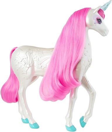 Интерактивный блестящий единорог Барби Barbie Dreamtopia Brush 'n Sparkle Unicorn изображение 3