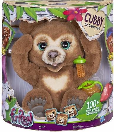 Интерактивный медвежонок Кабби FurReal Cubby The Curious Bear Interactive Plush Toy E4591 изображение