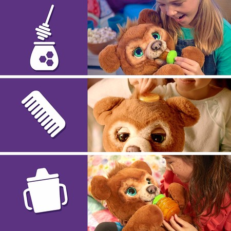 Интерактивный медвежонок Кабби FurReal Cubby The Curious Bear Interactive Plush Toy E4591 изображение 8