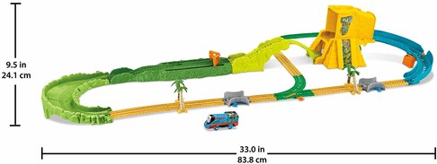 Железная дорога Томас и Друзья Джунгли Fisher-Price Thomas & Friends TrackMaster, Turbo Jungle Set изображение 4