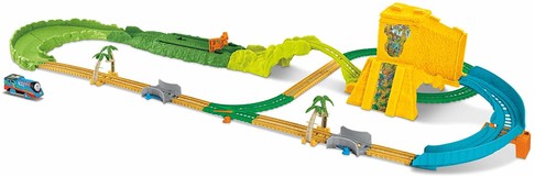 Железная дорога Томас и Друзья Джунгли Fisher-Price Thomas & Friends TrackMaster, Turbo Jungle Set изображение 6