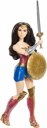Кукла Чудо-женщина с мечом и щитом DC Wonder Woman Deluxe doll with shield and sword FDF39 изображение 8