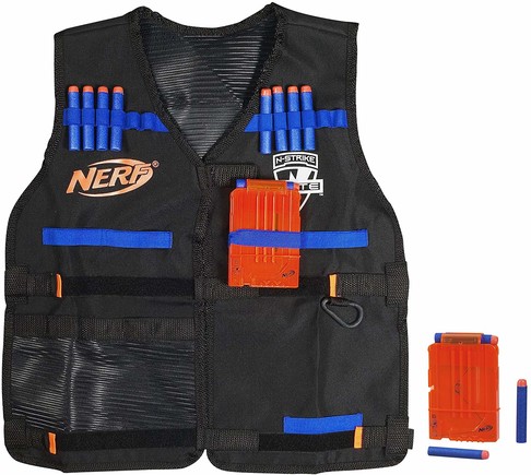 Жилет агента Нерф с магазинами и стрелами Nerf Tactical Vest N-Strike Elite Series B0250 изображение 1