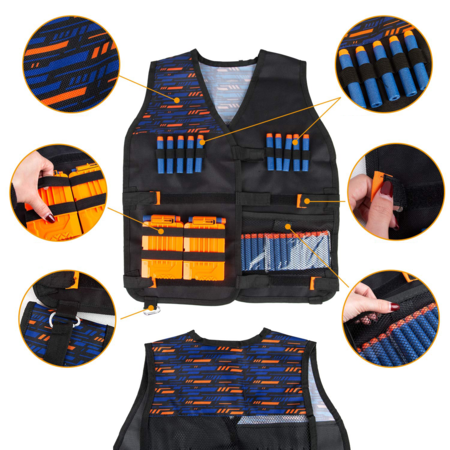Тактический жилет с аксессуарами Нерф/Nerf N-Strike Elite Series Tactical Vest изображение 3