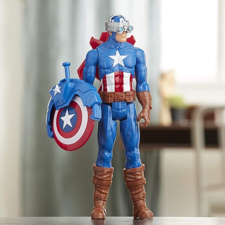 Коллекционная фигурка Капитан Америка Avengers Marvel Titan Hero Series 2