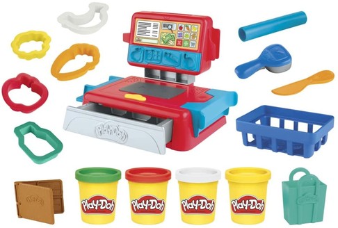 Игровой набор пластилина Кассовый аппарат со звуковым эффектом Плей До Play-Doh Cash Register изображение 
