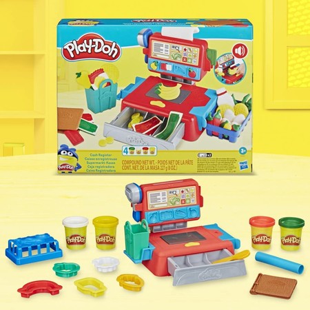 Игровой набор пластилина Кассовый аппарат со звуковым эффектом Плей До Play-Doh Cash Register изображение 2