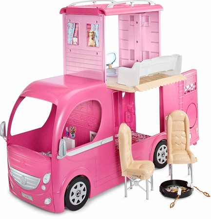 Кемпер Трейлер Барби Barbie Pop-Up Camper Vehicle фото 2