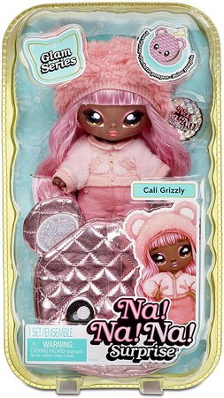 Игровой набор с мягкой куклой Кейли Гризли На На На Na! Na! Na! Surprise Glam Series Cali Grizzly изображение 2