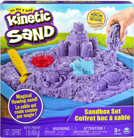 Кинетичесикий песок Замок из песка фиолетовый Kinetic Sand изображение 
