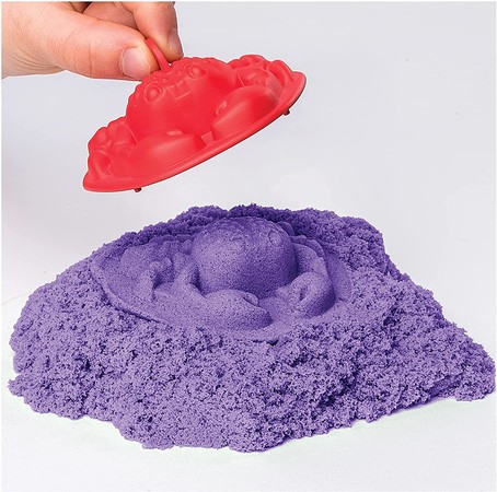 Кинетичесикий песок Замок из песка фиолетовый Kinetic Sand изображение 2