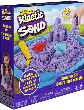 Кинетичесикий песок Замок из песка фиолетовый Kinetic Sand изображение 5
